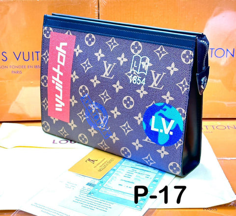 Louis Vuitton Designer Clutch Pouch – Premium Monogram Edition