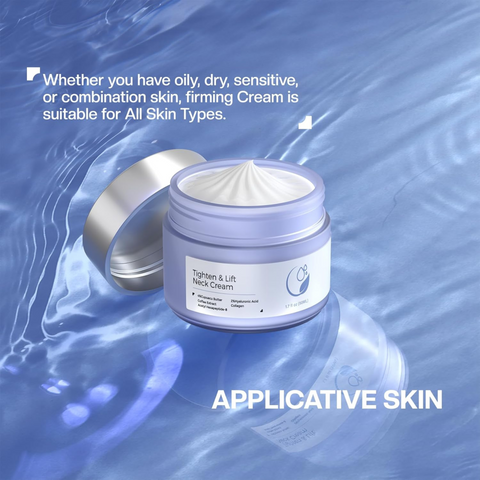 Neck Creams for Tightening and Firming: Anti - Aging Tighten and Lift Neck Cream Moisturise Wrinkle Cream for Women and Man 1.7 oz