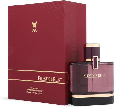 Almajed for Oud Prestige Ruby Eau De Parfum - A unique, harmonious blend of amber and fresh - 100 ml