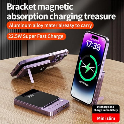 Magnetic Wireless Power Bank 10000mAh | Fast MagSafe Charger A77
