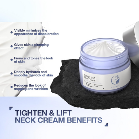 Neck Creams for Tightening and Firming: Anti - Aging Tighten and Lift Neck Cream Moisturise Wrinkle Cream for Women and Man 1.7 oz