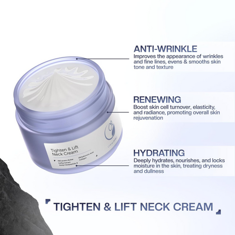 Neck Creams for Tightening and Firming: Anti - Aging Tighten and Lift Neck Cream Moisturise Wrinkle Cream for Women and Man 1.7 oz
