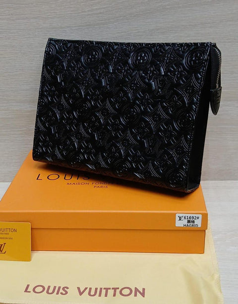 Louis Vuitton Embossed Leather Pouch