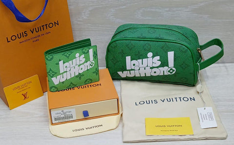 Louis Vuitton World Tour Wallet & Toiletry Pouch Set