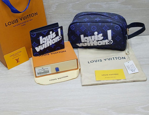 Louis Vuitton World Tour Wallet & Toiletry Pouch Set