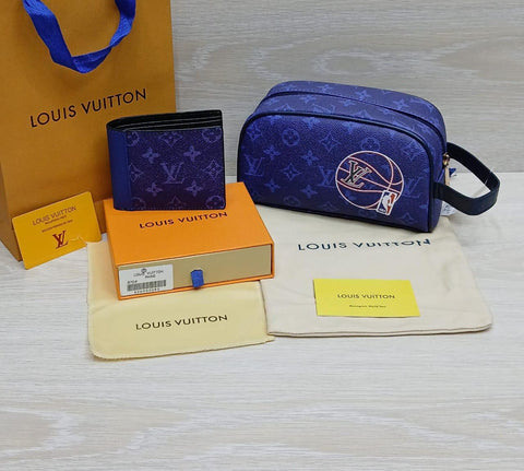 Louis Vuitton World Tour Wallet & Toiletry Pouch Set