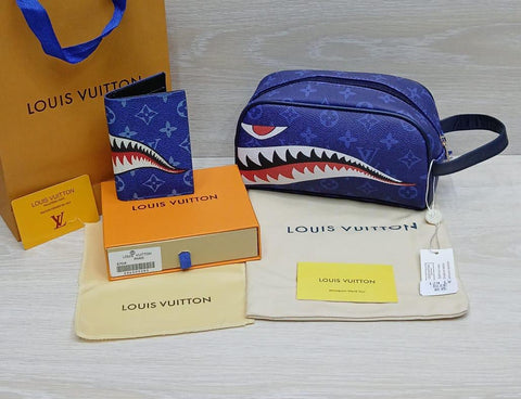Louis Vuitton World Tour Wallet & Toiletry Pouch Set