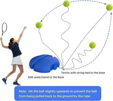 Tennis Trainer Rebound Ball – Practice Anytime Anywhere